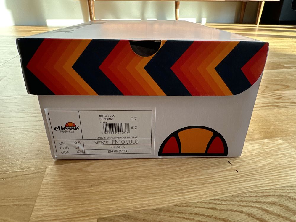 Buty trampki adidasy firmy ellesse Ento Vulc - nowe czarne rozmiar 44