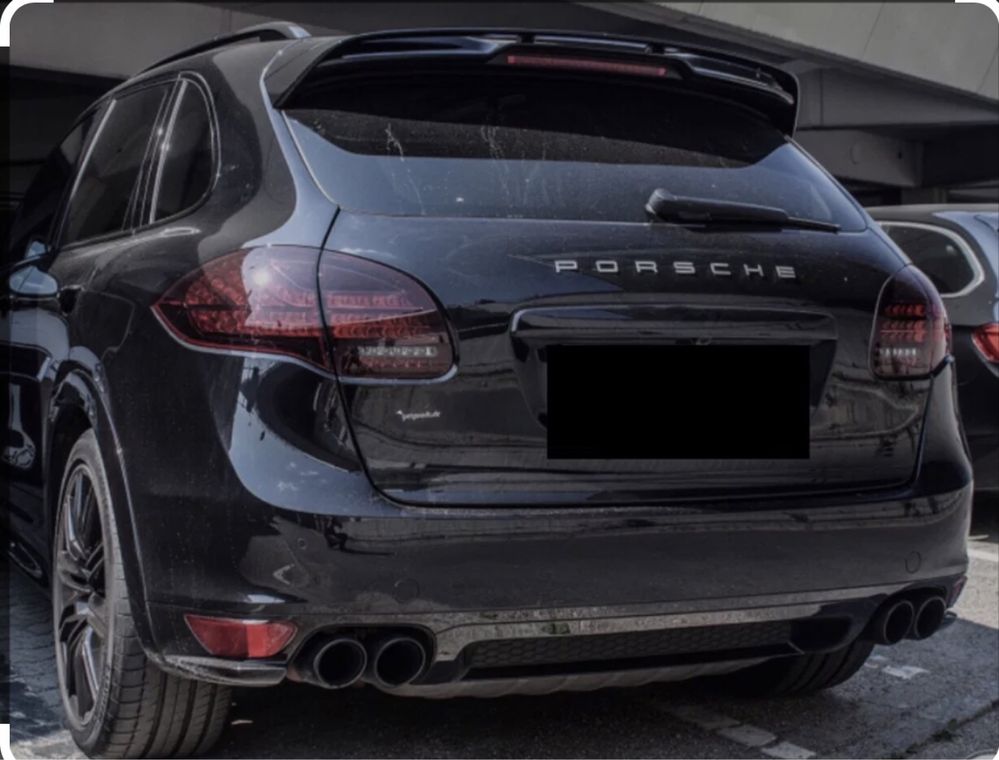 Porsche Cayenne GTS zderzak tyC9X Lampy Szyba Spojler Lotka