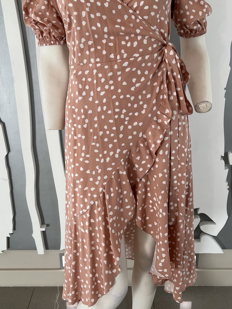 Laurella Sukienka Milano White Dots S 36