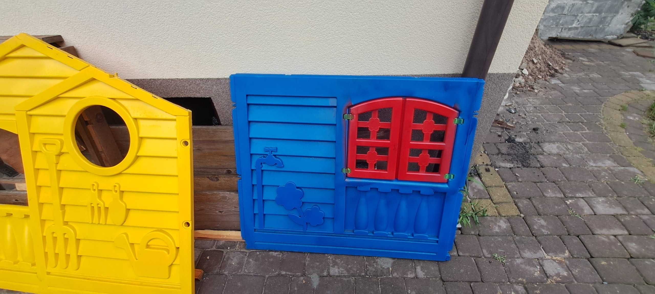 Domek ogrodowy plastikowy dziewczynka chłopiec