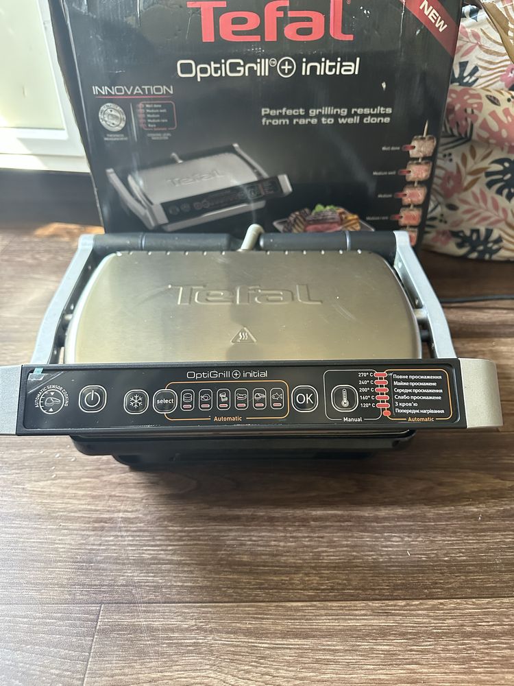 Электрогриль Tefal optigril initial