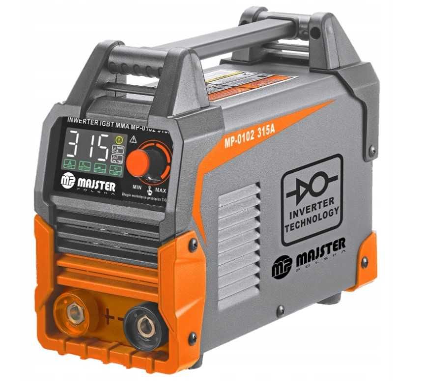 Spawarka inwertorowa Majster Polska 20-315 A 230 4,8 kVA LCD Akcesoria
