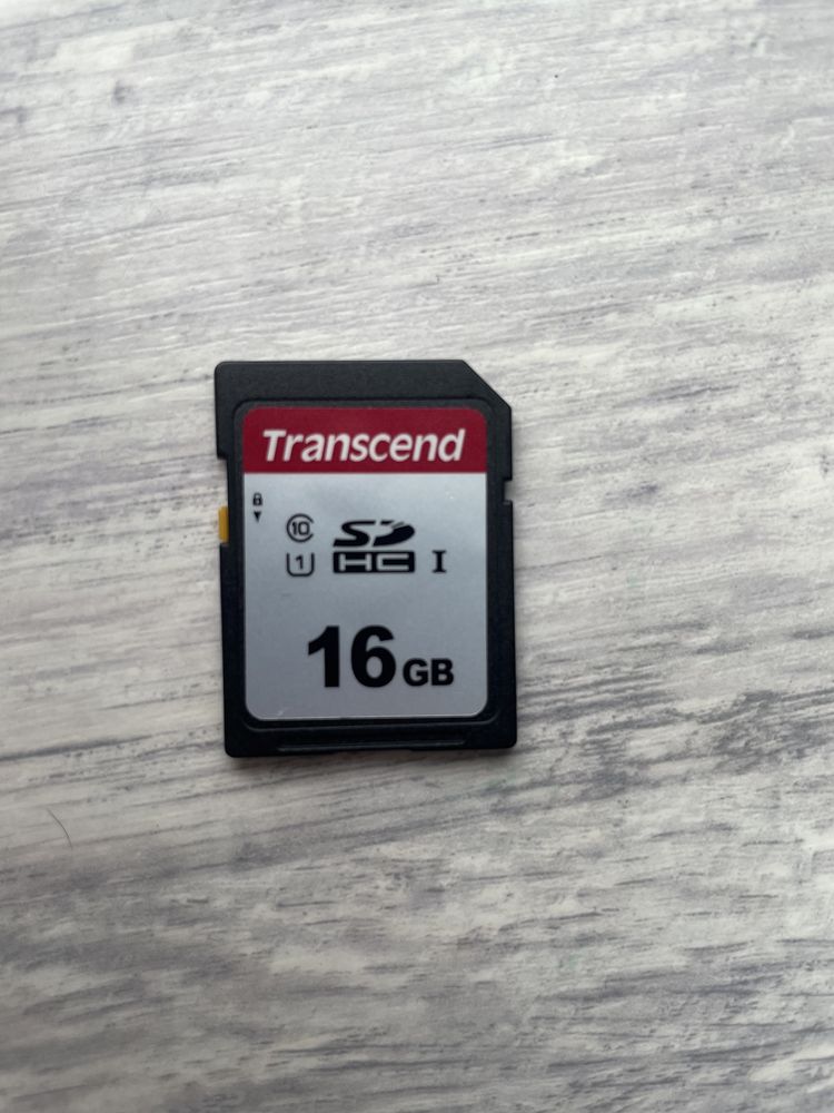 Карта пам'яті Transcend SD HC 16 GB (10 Class)