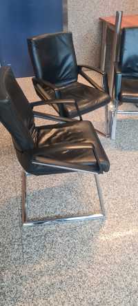Fotel SITAG czarny skora fotele
