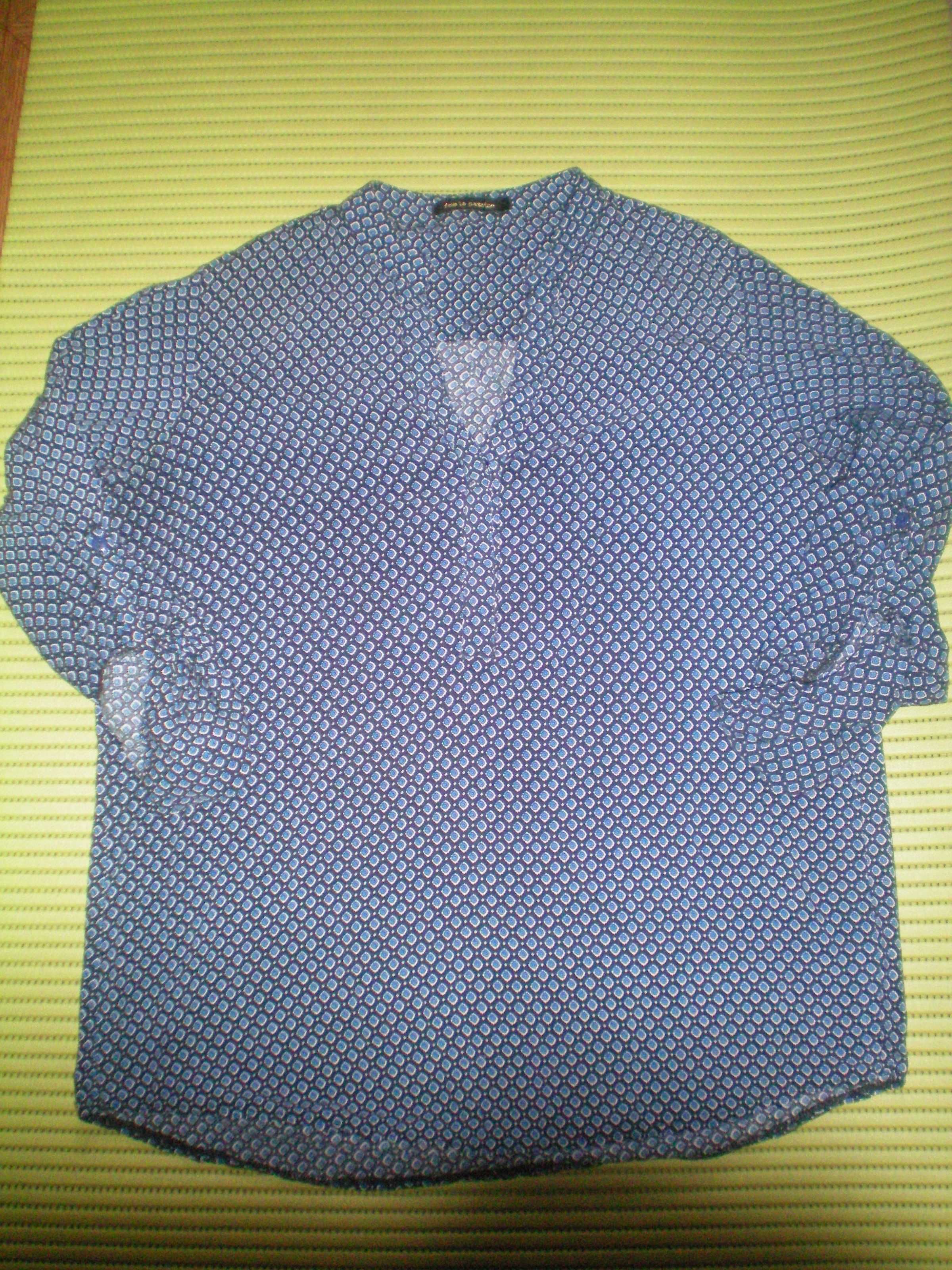Блуза блузка рубашка Mango и др. красная цветная сорочка рубашки M L