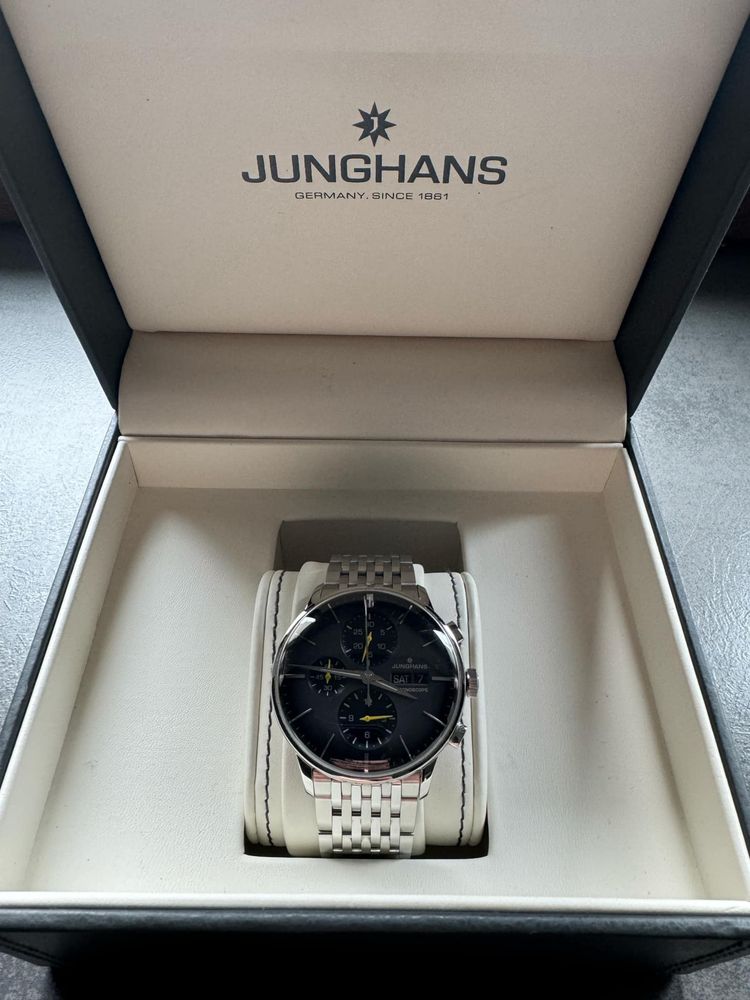 Zegarek Junghans Meister Chronoscope Automatic NOWA CENA