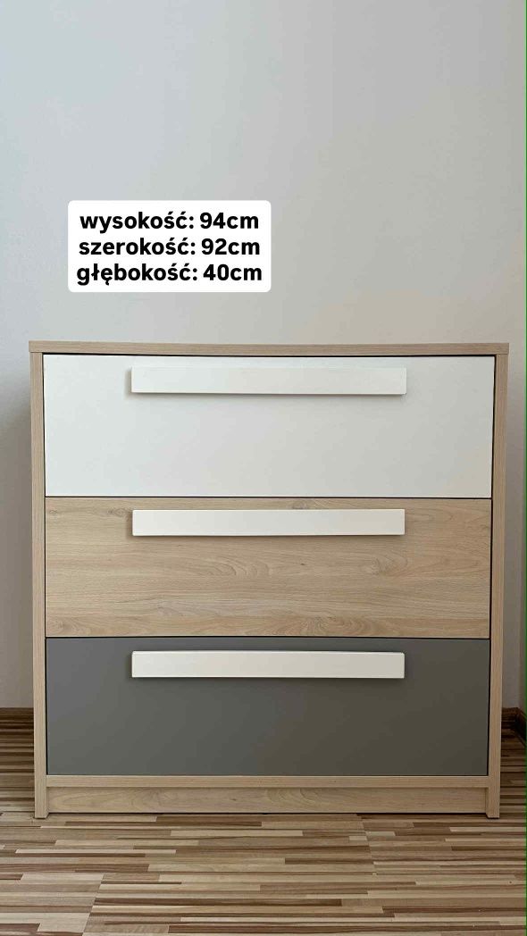 Meble DROP komoda, szafa, biurko, łóżko, szfka