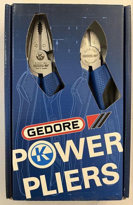 Jogo 2/alicates universal+corte - GEDORE