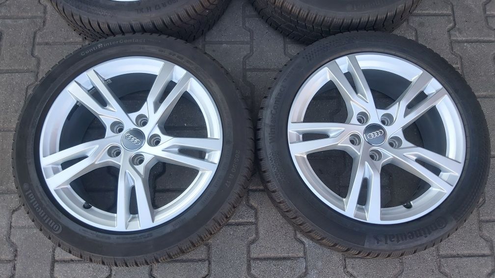 Koła Audi 5x112 R17    205/50 R17 ZIMA