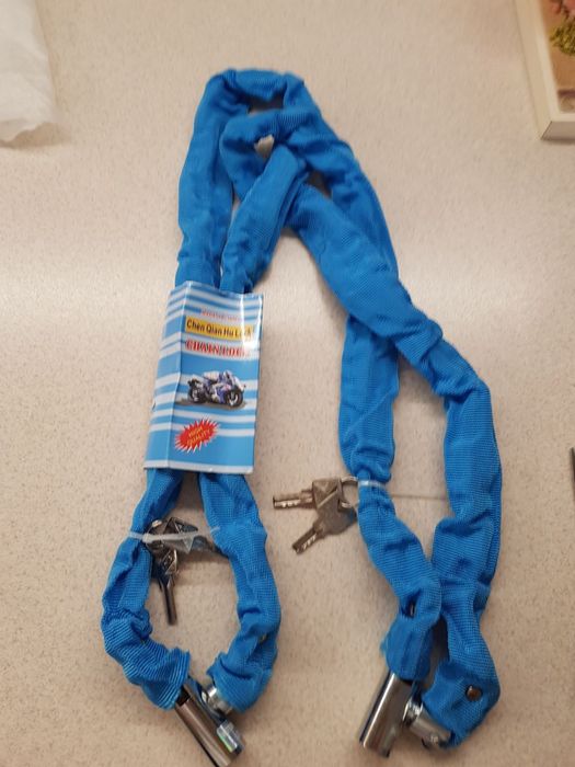 Замок для мотоцикла скутера 1 м.