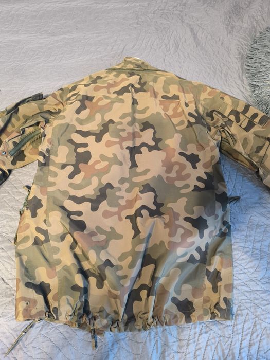 Kurtka i spodnie GoreTex z polarem wojskowa, MON, Moro, kamuflaż wz.93