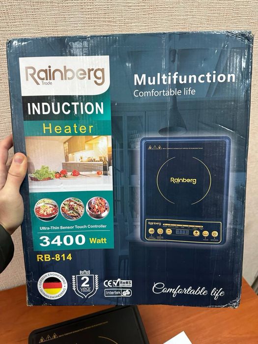 Індукційна плита Rainberg RB-814 3400W