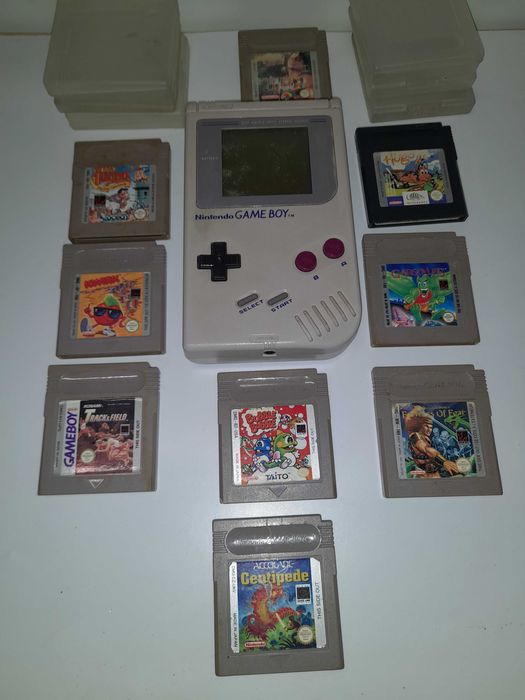 GameBoy DMG-001 Original + 9 jogos