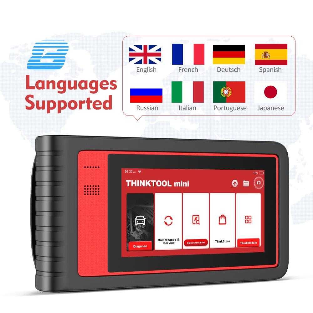 Официал 2024 Автосканер Профессиональный ThinkTool mini x431 ThinkDiag