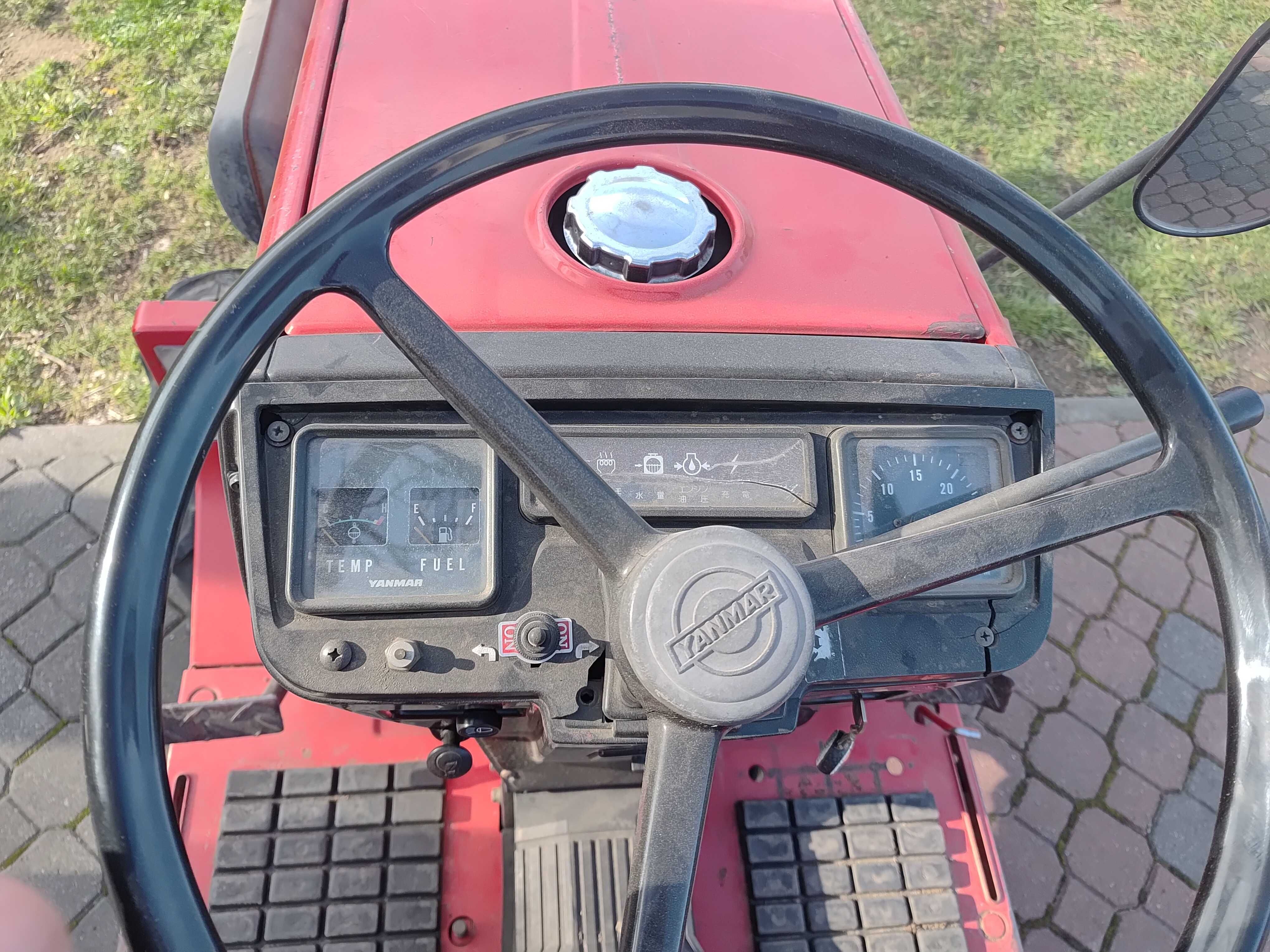 Traktorek Yanmar FX17D 4x4 japoński minitraktor FVAT 23% kultywator