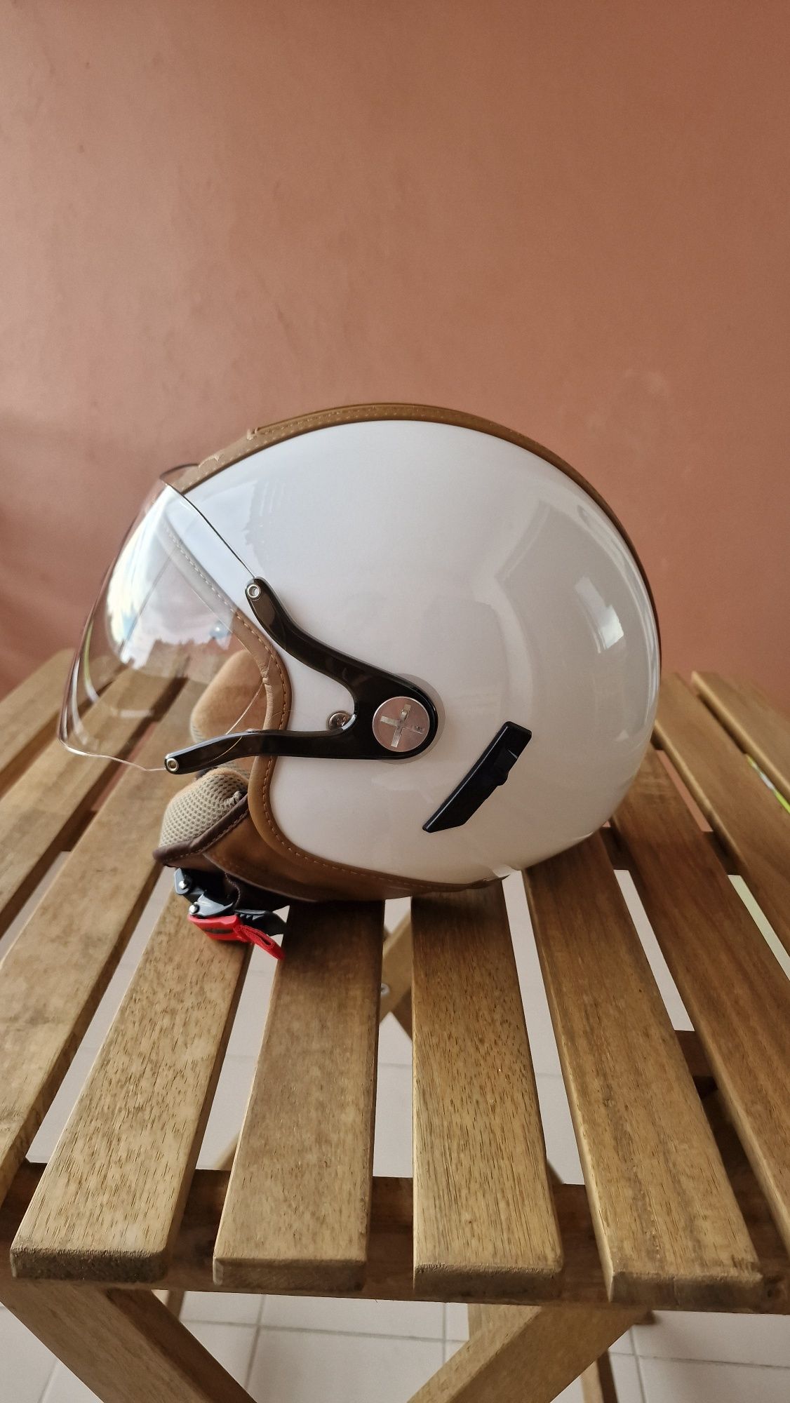 Capacete NEXX SX.60 Cruise 2 Branco Camel tamanho S