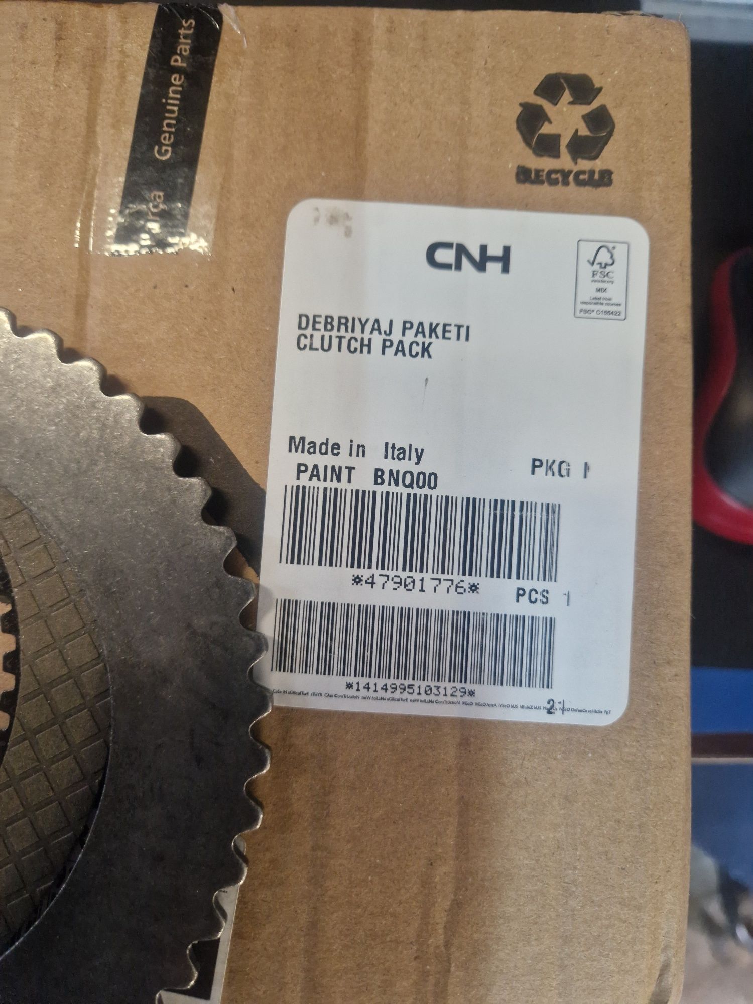 Tarczki sprzęgła rewersu New Holland Case T4