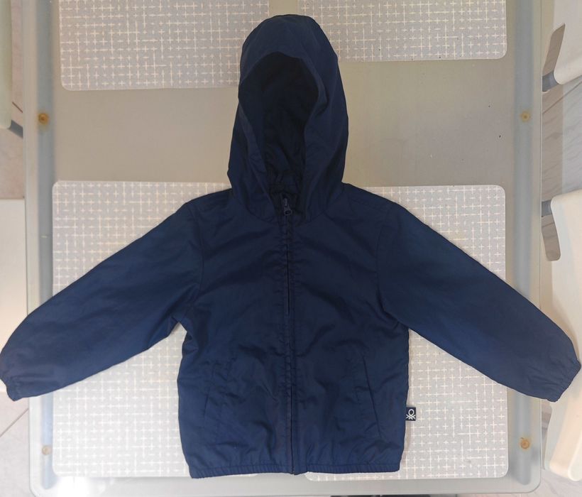 Impermeável azul escuro Benetton 3/4 anos 100 cm