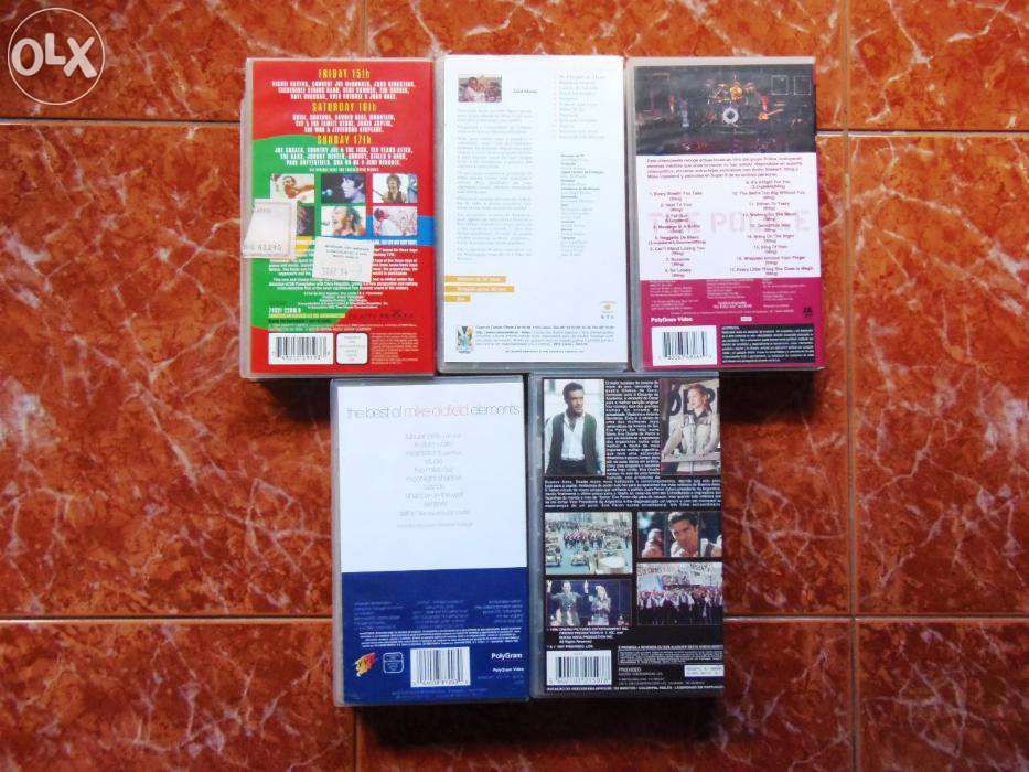 VHS Musicais Raras