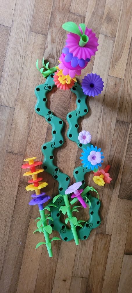 Kwiatki do układania tworzenia ogród plastikowy zabawka kreatywna