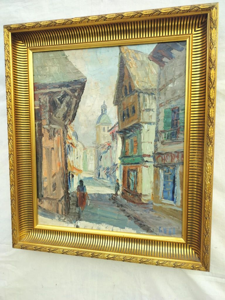 Stary obraz GEORGE WILLIAM HILL 1862- 1934