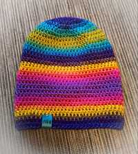 Czapka handmade smerfetka beanie