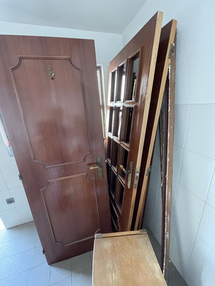 Portas usadas maçica como novas