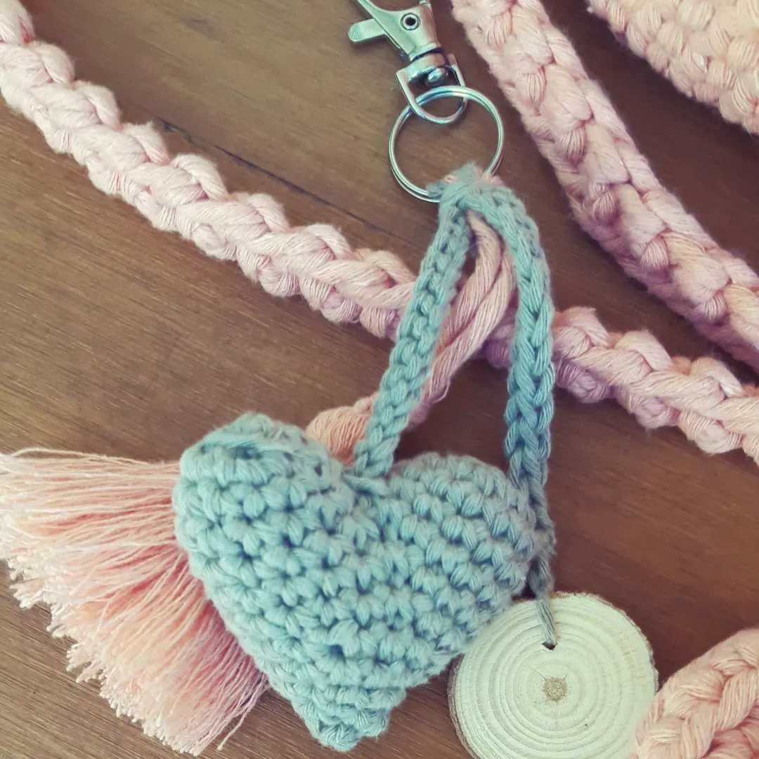 Bolsa em crochet