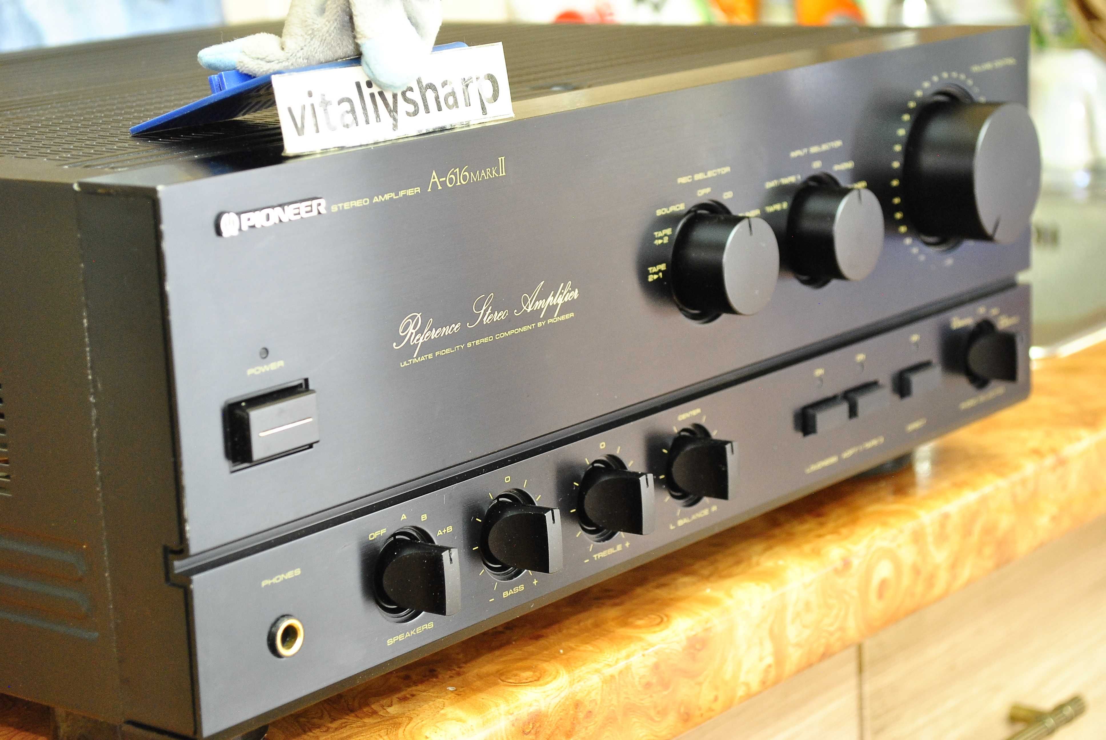 HI-END PIONEER A-616 MARK II (97s) - суперсостояние 14кг 70/90вт s/b