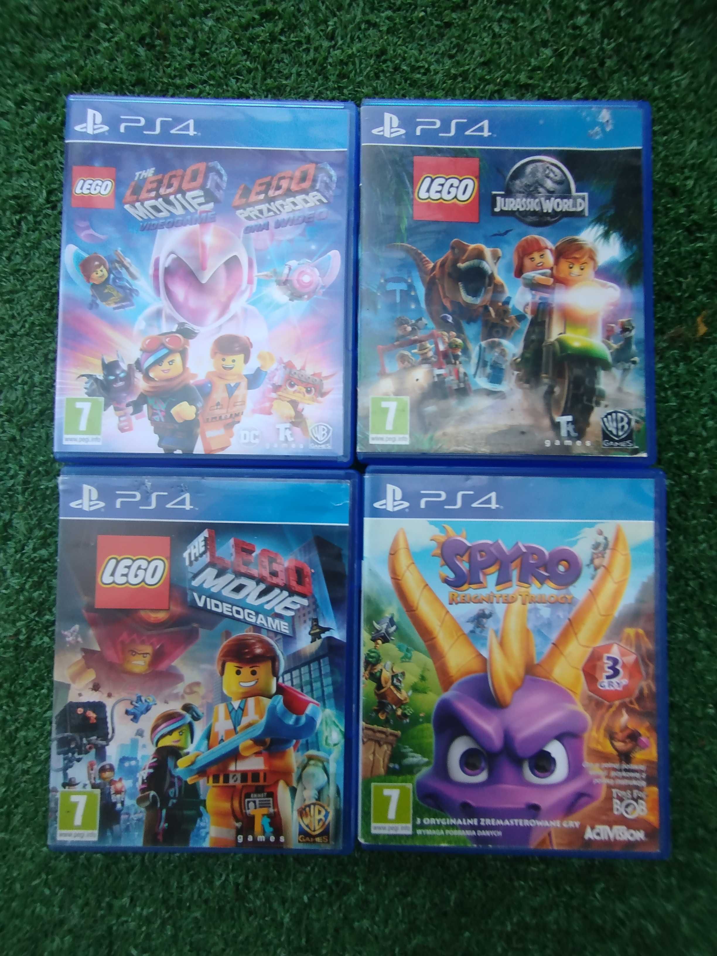 Gry PS4 Spyro LEGO Movie1,2/ LEGO  Jurrasic Stan BDB