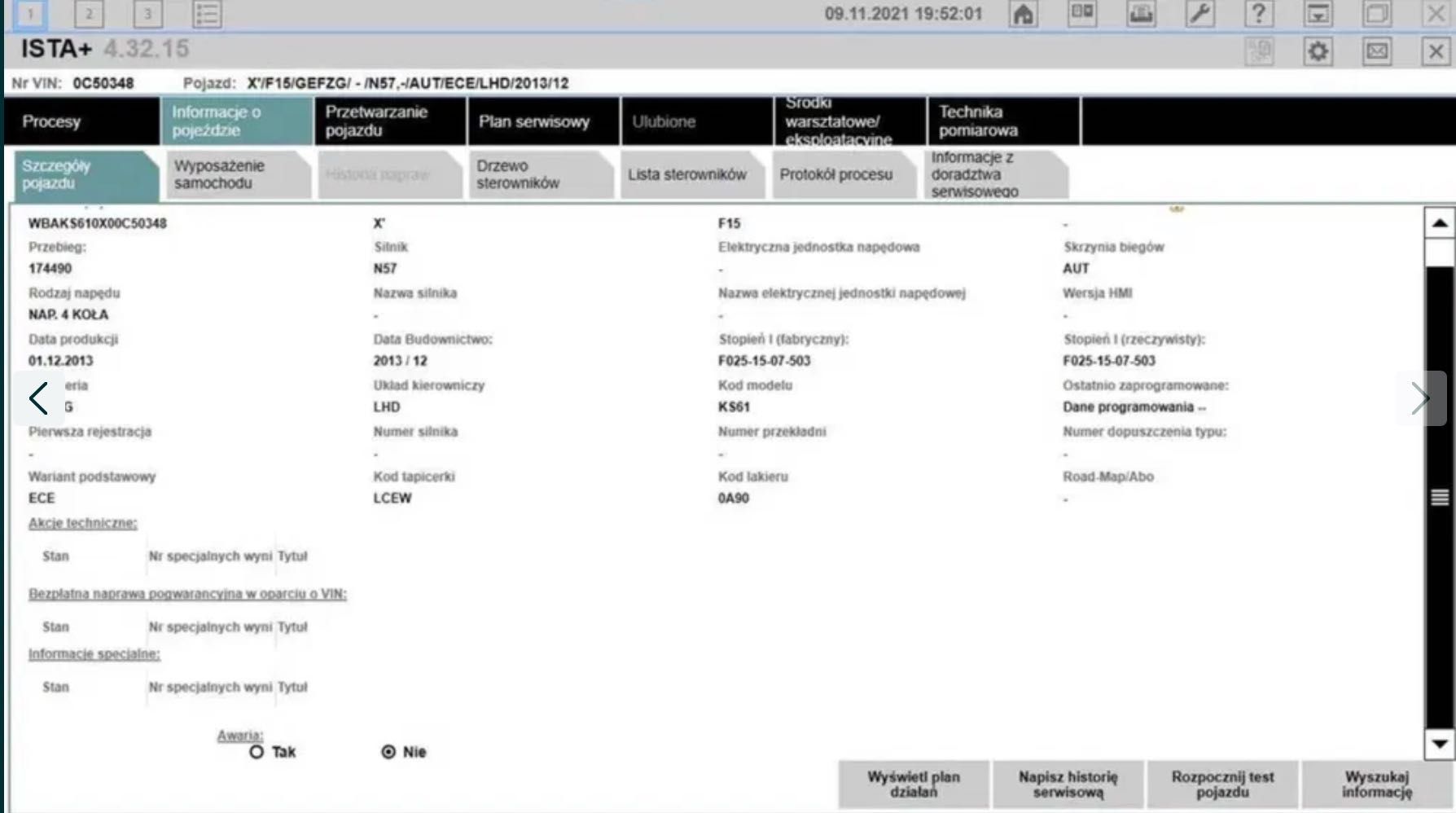 Gotowy dysk 1 TB BMW Icom ISTA+ 4.32.15 Polska/ESYS/INPA/NCS EXPERT