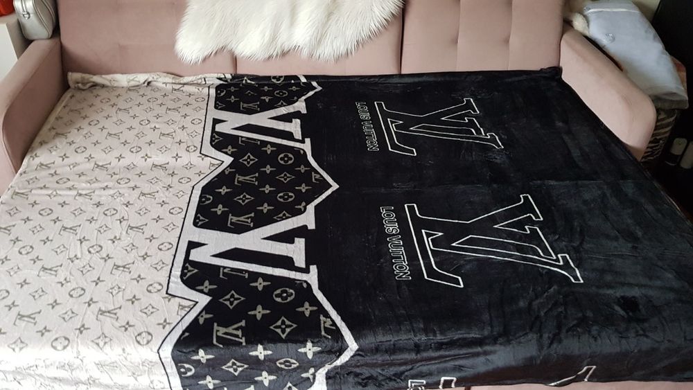 Ozdobna ciepła  pled 200x160