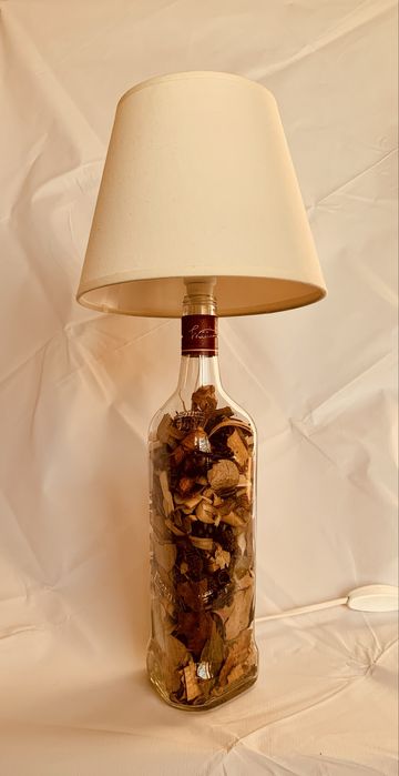 Candeeiros de Mesa a partir de Garrafas Recicladas Uísque Licor Vinho