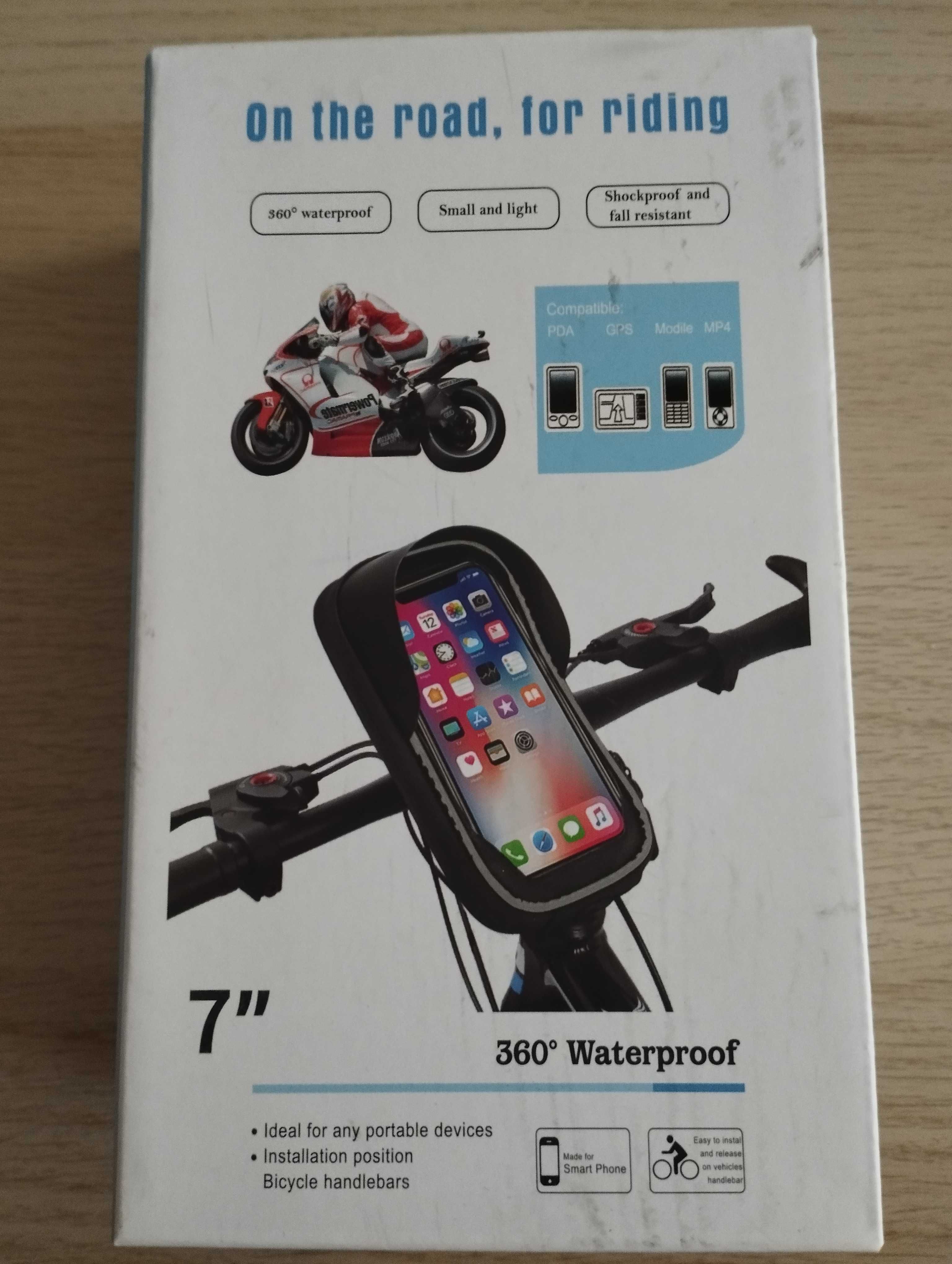 Uchwyt na telefon do roweru/motocykla wodoodporny
