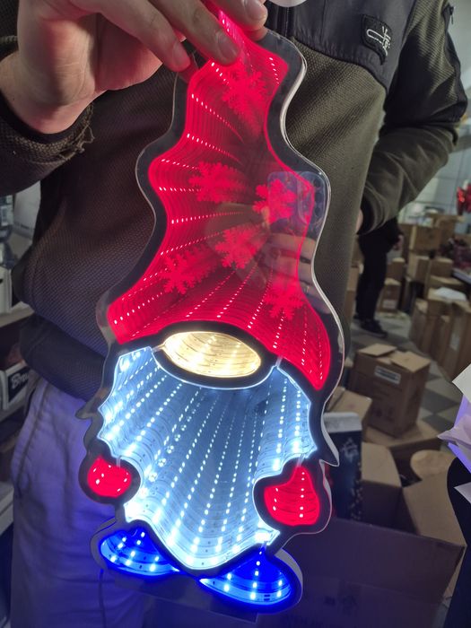 Lustro świąteczne z diodami LED, 45 cm