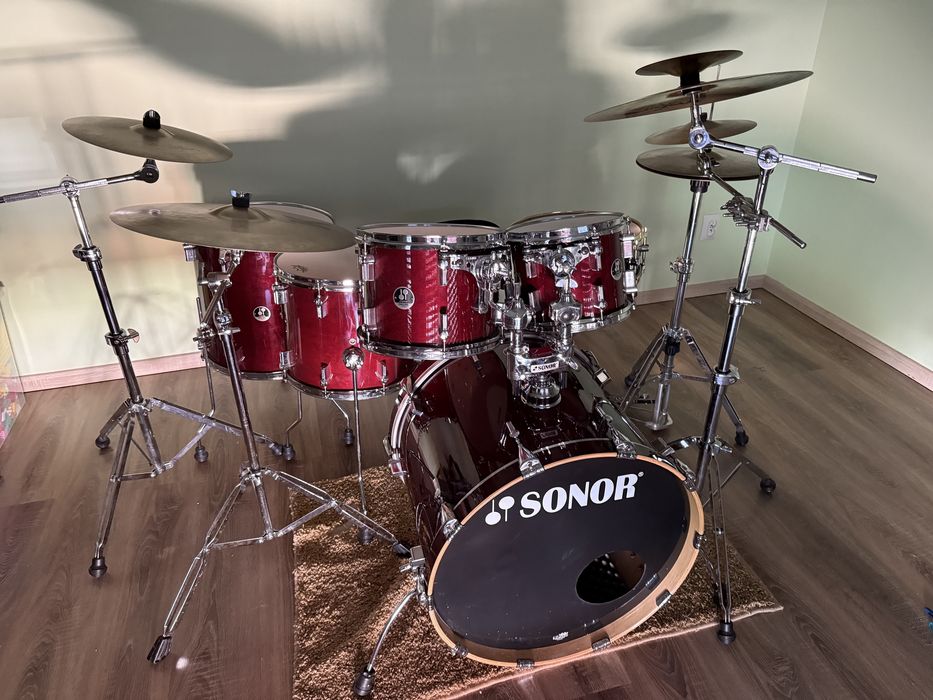 Sonor 3007, klon, werbel S-Class, blachy Zildjian