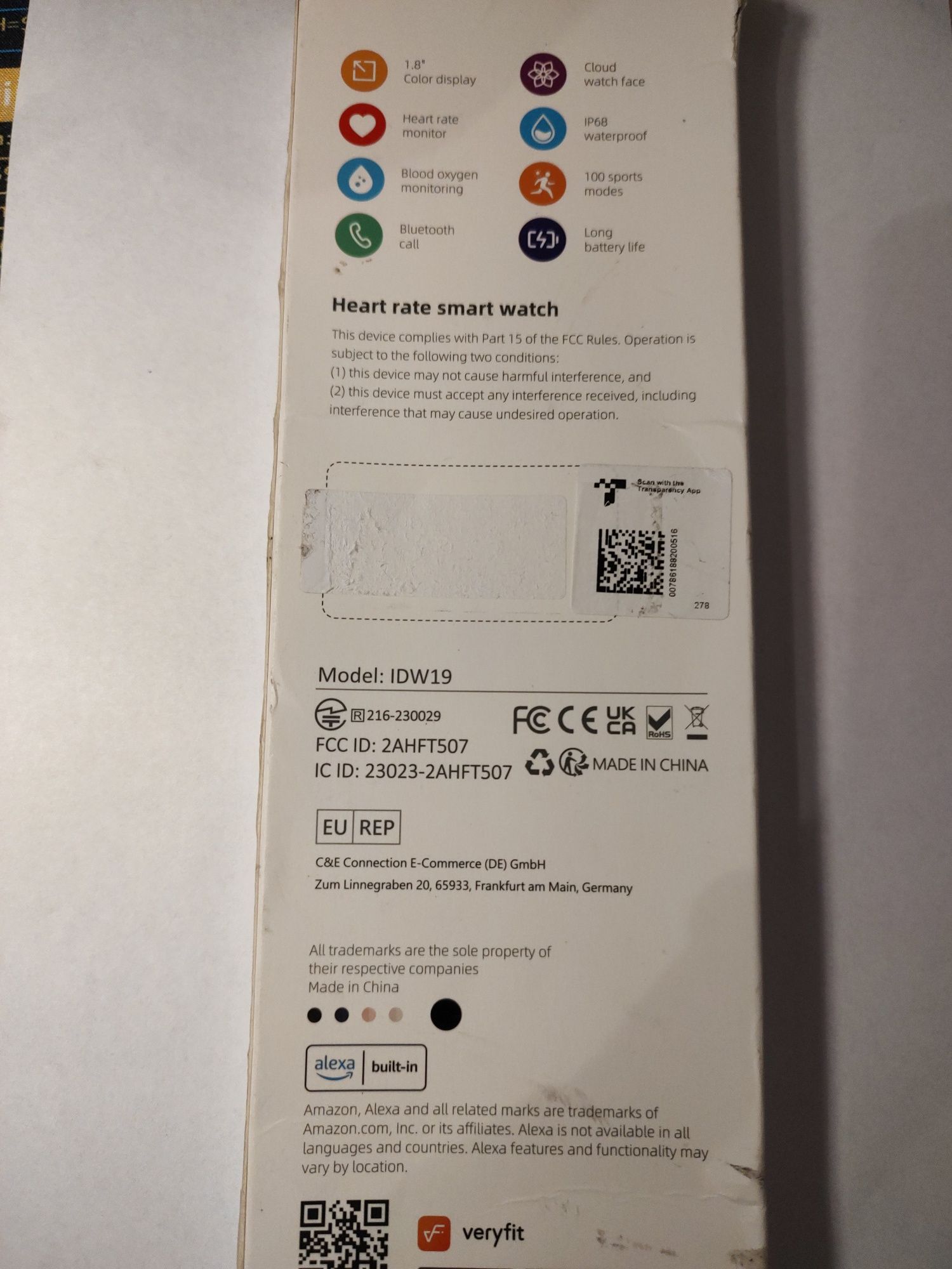 Smartwatch IDW19 damski