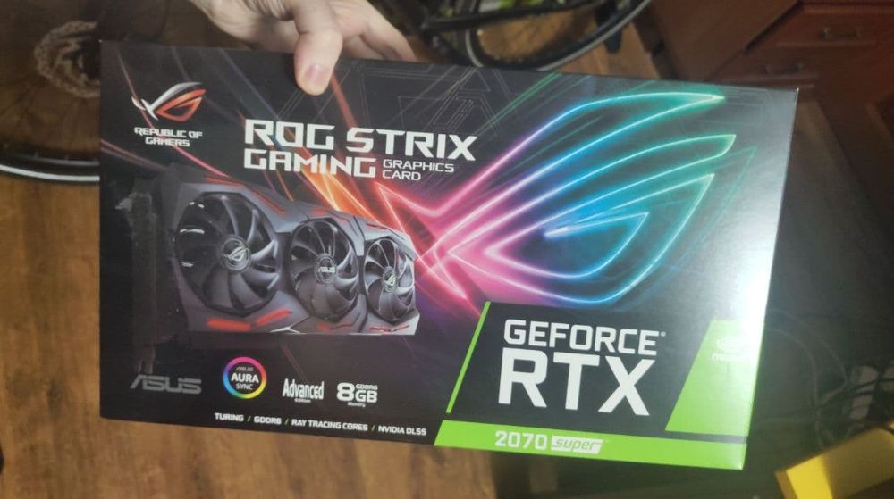 Видеокарта RTX geforce Asus rog strix 2070 super