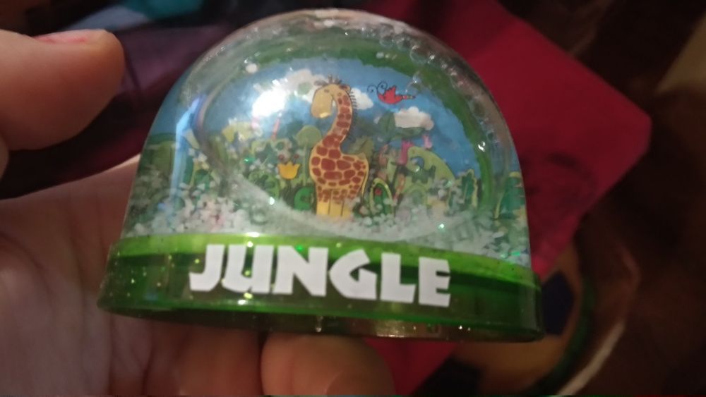 игрушка детская сувенир снег жираф звери JUNGLE британия как новая