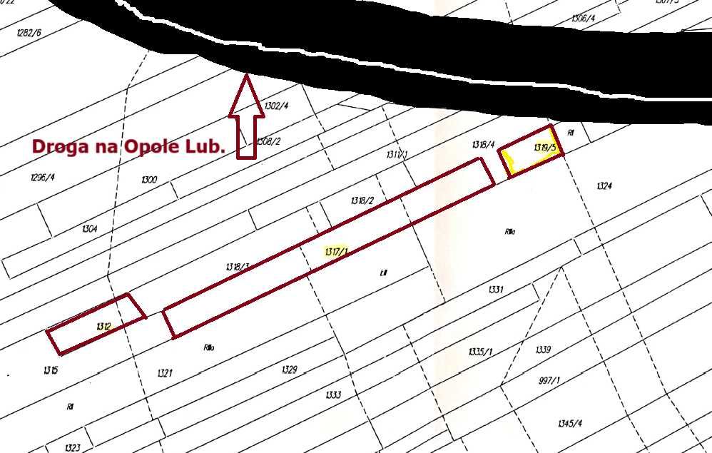 Działki rolne przy trasie na Opole Lubelskie -  Radawiec Duży- asfalt!