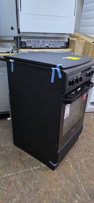 Kuchenka Gazowa  wolnostojąca 50cm czarny mat OUTLET Inventum