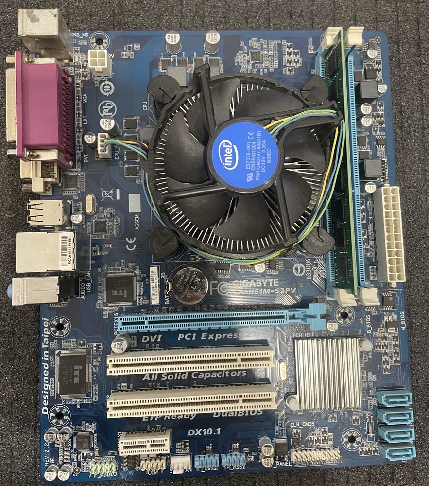 Материнська плата s1155 g2-3 Intel H61 S2PV