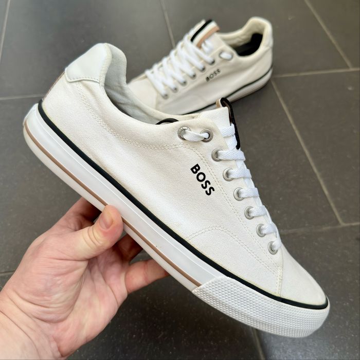 Кроссовки Hugo BOSS Aiden | 43 размер| Белые | Оригинал | Идеал 10/10