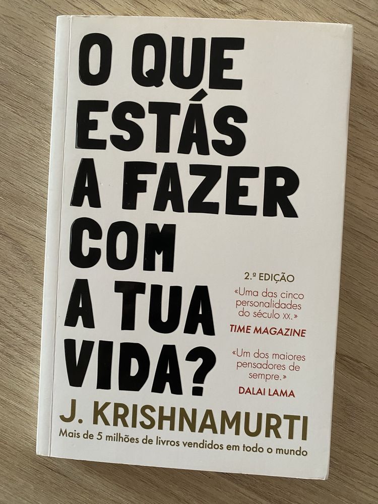 O que estas a fazer com a tua vida? - J.Krishnamurti