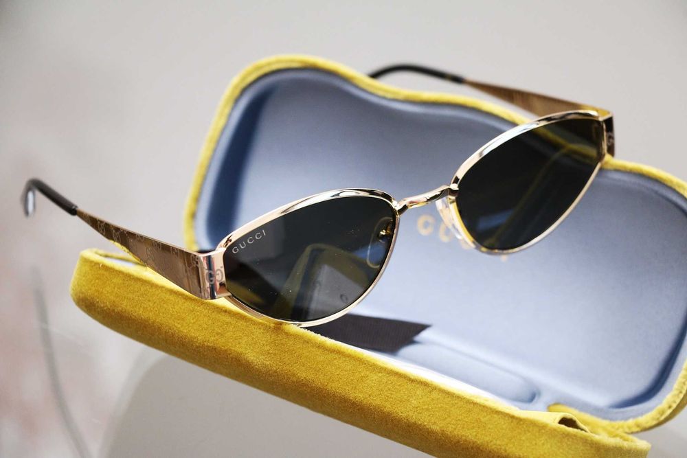 Okulary Przeciwsłoneczne Gucci GG1853S. Złote. Nowe, oryginalne.