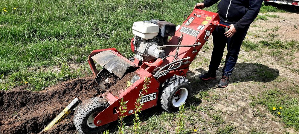 koparka łańcuchowa nawodnienia wykopy liniowe wynajem dostawa