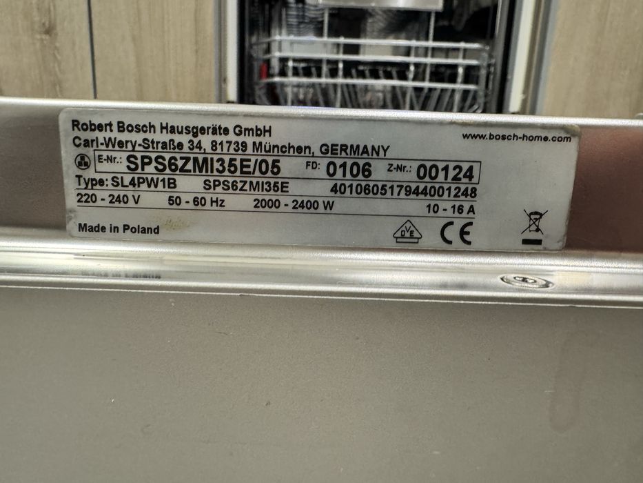 Zmywarka podblatowa Bosch Serie 6 45cm