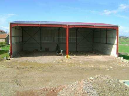 Konstrukcja stalowa Ocynkowana 7m x 24m x 5mH 168m2 wiata Rolnicza