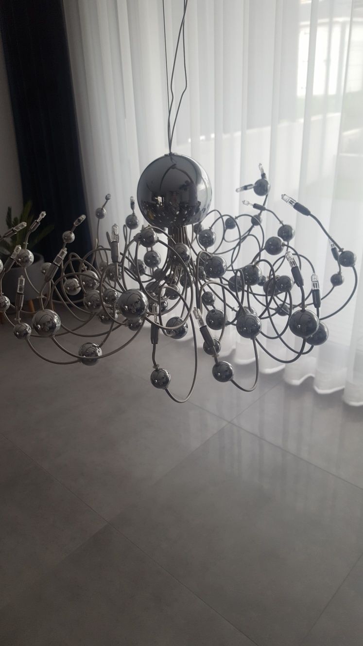Lampa wisząca kule / chrom
