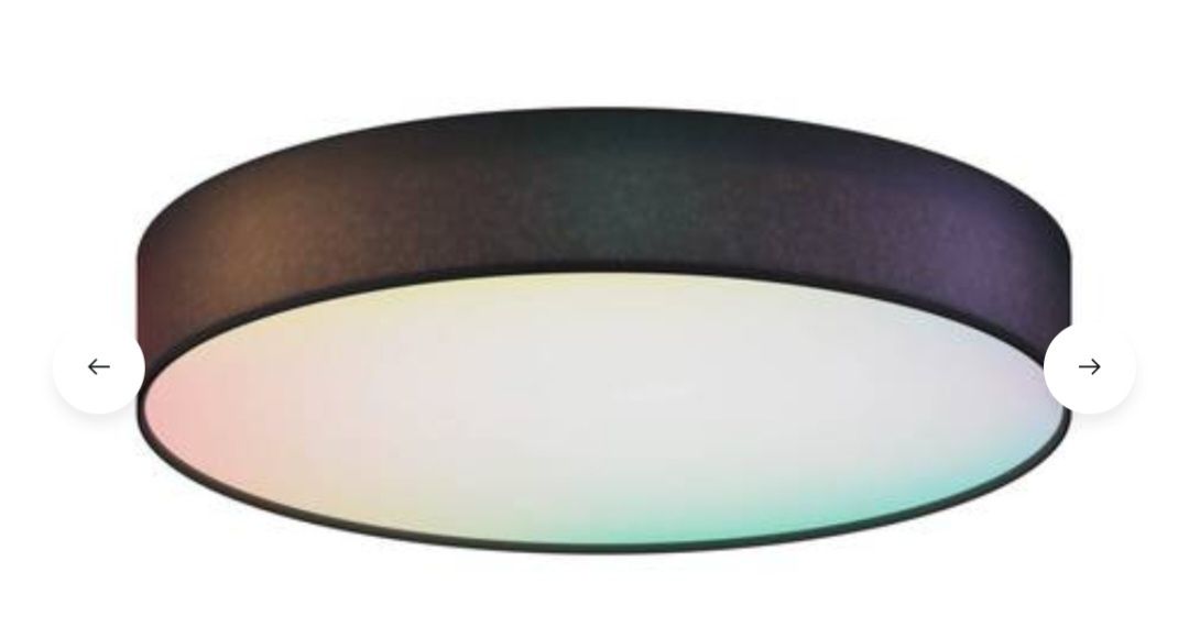 Lampa sufitowa LED Calex Smart Fabric, 30 cm